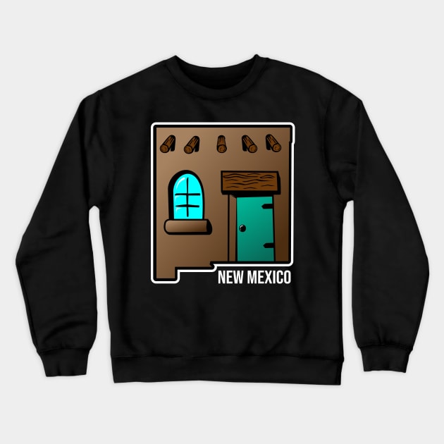 New Mexico Hacienda Crewneck Sweatshirt by Carlosj1313